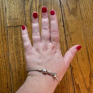 Pandora Moments Snake Chain Bracelet in sterling silver